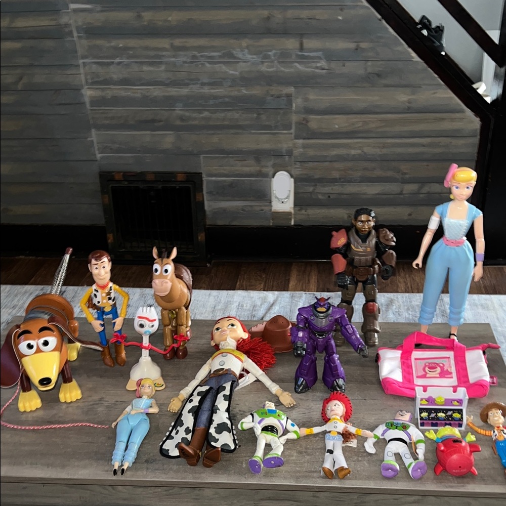 Disney Pixar Toy Story Action Figure Lot Woody  Buzz Jessie Slinky Dog Bo